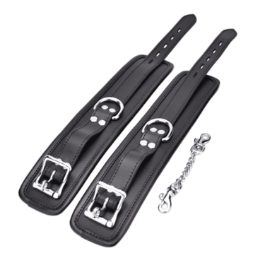BOUND Leather Ankle Restraints Cuffs Bound (1on1)